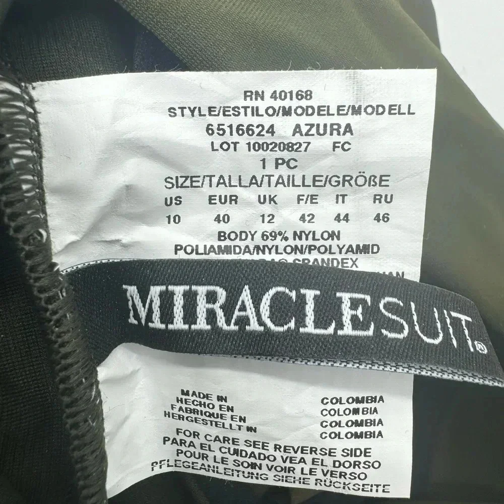 Miraclesuit Network Mystique One Piece Swimsuit size 10 B2020 - Picture 8 of 8